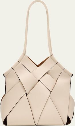 Ulla Johnson Charlotte Woven Leather Tote Bag