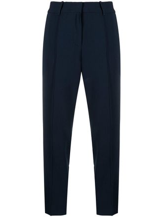 Michael Michael Kors cropped crepe trousers - Blue