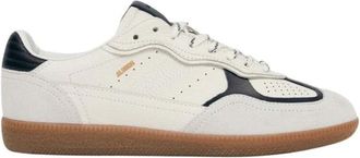 Alohas Tb. 490 Rife Grain White Black Leren Sneakers - Dames - Sneakers - Veelkleurig - 40 EU - Leer - Schoenen