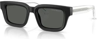Emporio Armani Heren, Accessoires, Zwart, Maat: 51 MM