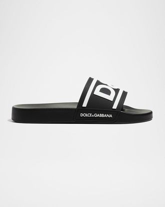 Dolce & Gabbana Men & apos;s Logo Pool Slides