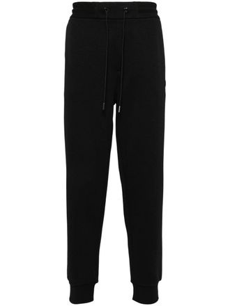BOSS logo-appliqué track pants - Black