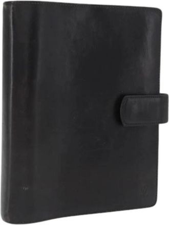 Louis Vuitton Pre-owned Leren Home-Office - unisex - Vintage Accessoires - Zwart - ONE Size - Leer - Vintage