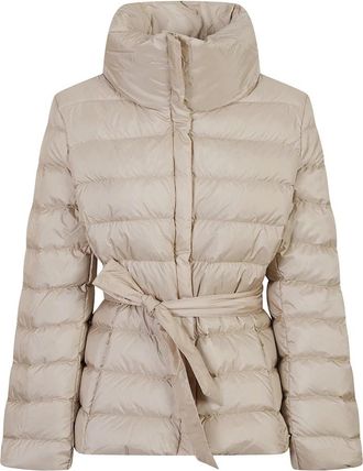 Max Mara Piumino - Dames - Winterjassen - Beige - XS - Leer - Jassen