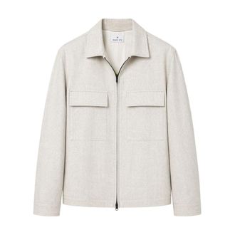 Manuel Ritz Light Jackets, male, Beige, Size: S 4032H8407 Light Jacket