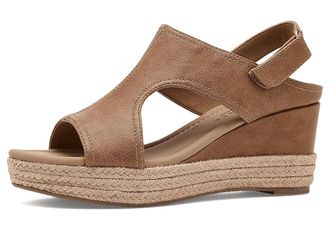 Journee Collection Rayleigh Womens Wedge Shoes Cognac : 7.5 M, Synthetic