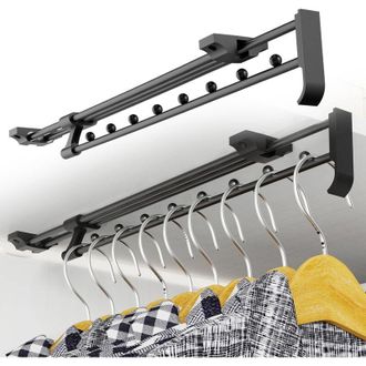 OEM 2 Piezas De Riel Extensible Para Armario De 40 Cm, Riel Ajustable De 40 A 71,5 Cm, Riel Deslizante Para Armario, Para Armarios Y &Aacute;reas De Almacenamien
