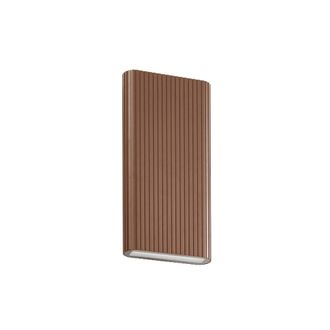 Lucande L&aacute;mpara de pared exterior de aluminio marr&oacute;n