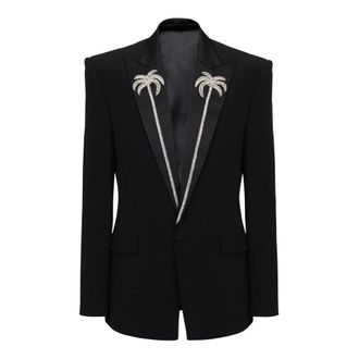 Balmain Hombre, Chaquetas, Negro, Talla: S