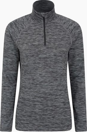 Mountain Warehouse Womens Mountain Warehouse Womens/Ladies Bend & Stretch Half Zip Midlayer - Black - Size: 16