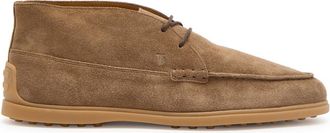 Tod's Polacco Suede Boots - Brown - 10 (IT44 / UK10)