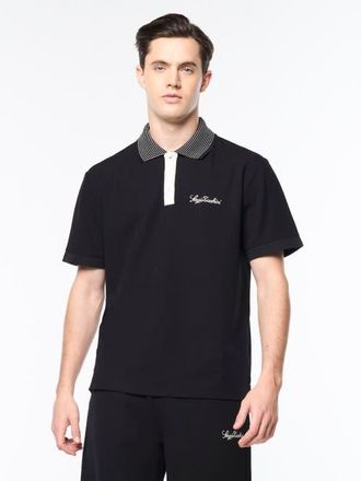 Sergio Tacchini Suveniri Polo in Black Beauty at Nordstrom, Size Xxx-Large
