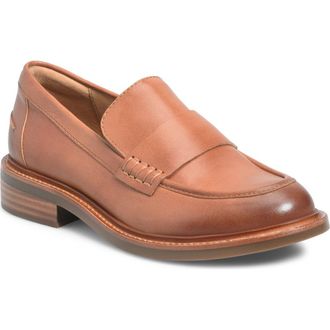 S&ouml;fft Meryl Water Resistant Loafer in Luggage at Nordstrom, Size 7.5
