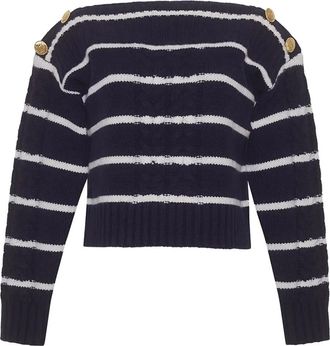 Cara Cara Maglione Sarita a righe - Blu
