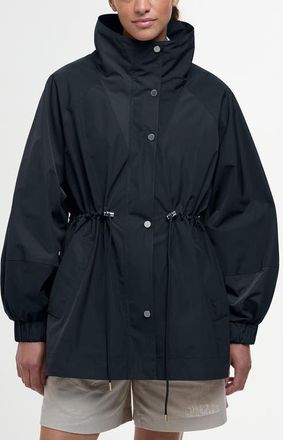 Barbour Suri Showerproof Jacket in Black Safari Dress T at Nordstrom, Size 12 Us