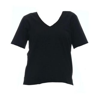 Aragona T-Shirts, female, Black, Size: M V-Neck T-Shirt