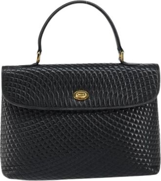 Bally Pre-owned Leren Handtas - Dames - Vintage Handtas - Zwart - ONE Size - Leer - Vintage