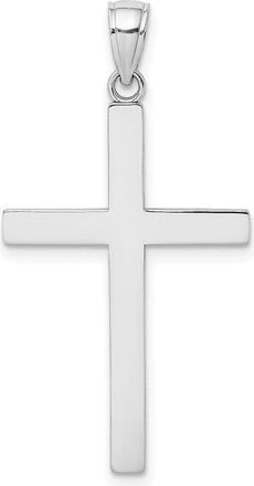 Diamond2Deal 14k Gold Solid Reversible Latin Cross Pendant