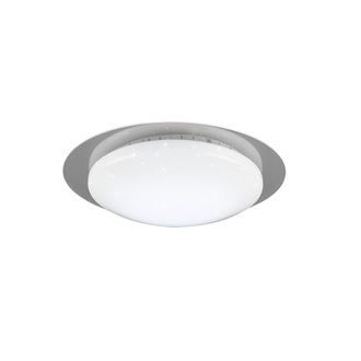 Reality Plaf&oacute;n Led Bilbo Efecto Estrella Difusor Blanco Borde Transparente Con Retroiluminaci&oacute;n Rgb Y Mando Multifunci&oacute;n