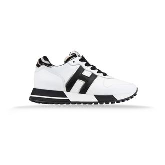 Hogan Animal Print Lace-Up Trainers Women