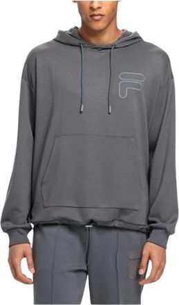Fila Sweatshirts & Hoodies - Heren - Hoodies - Grijs - S - Polyester - Hoodies & sweatvesten