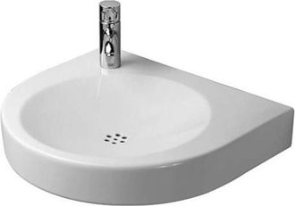 Duravit Duravit Architec Vital Med Lavabo Sin Rebosadero Con Plataforma Para Grifer&iacute;a 575x520mm 1 Orificio Para Grifer&iacute;a Li We