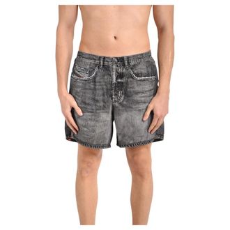 Diesel Denim Shorts, male, Gray, Size: 2XL Soccer-41-Dnm Swim Shorts