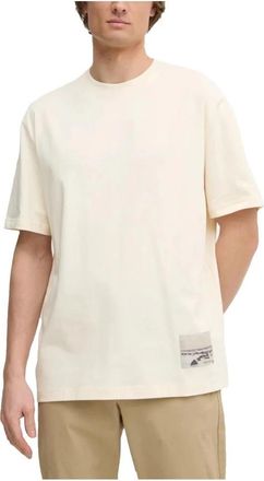 Calvin Klein Lenticular Shoreline T-shirt - Heren - T-shirts - Wit - S - Katoen - Tops