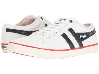 Gola Comet Mens Shoes White/Navy/Red : 10 D - Medium, Canvas