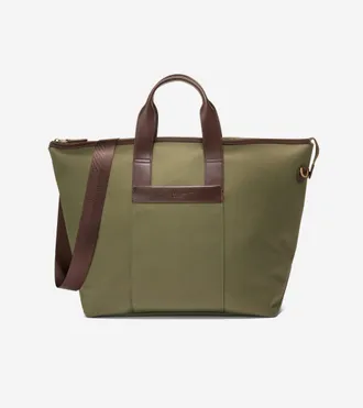 Cole Haan Mens Judson East West Tote Bag - Green