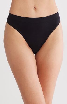 Nordstrom Rack 5-Pack Everyday Seamless Thongs in Black at Nordstrom Rack, Size X-Large