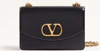 Valentino Garavani Valentino Garavani Vain Shoulder Bag In Shiny Calfskin Wo