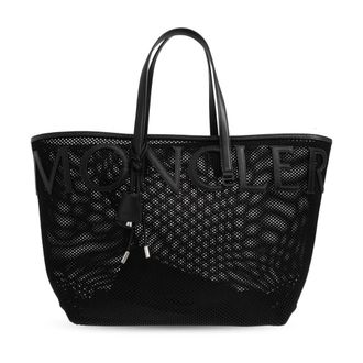 Moncler Tote Bags, female, Black, Size: ONE SIZE Very Large Shopper Bag
