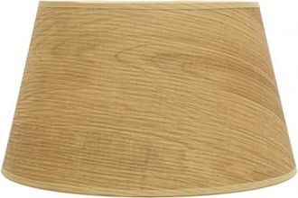 Fabrilamp Pantalla Salma E27 Madera Clara 45dx35dx30h Conica Abierta