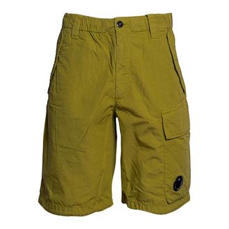 C.P. Company Casual Shorts, male, Yellow, Size: XL Cargo Bermuda Shorts