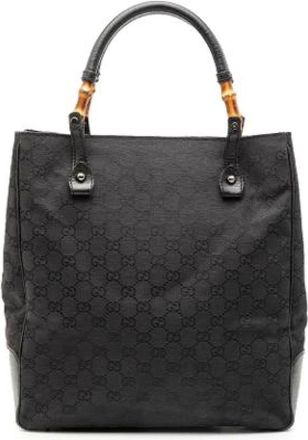 Gucci Pre-owned Tote Bags, female, Black, Size: ONE SIZE Pre-owned Vintage Tote Bag