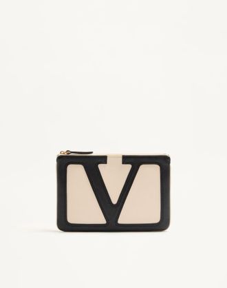 Valentino Garavani Pochette Valentino Garavani Viva Superstar In Nappa Donna BURRO/NERO UNI