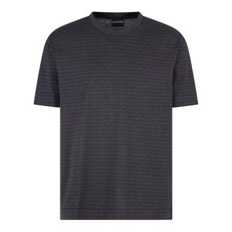 Emporio Armani Zwarte korte mouw T-shirt Af 12916Fc 176 - Heren - T-shirts - Zwart - XS - Tops