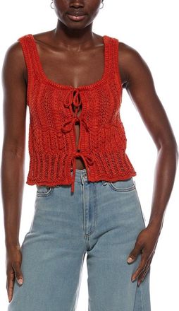 Madewell Daisy Tie Lace Stitch Tank