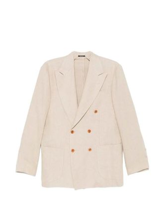 Sartorio Napoli Double Breasted Linen Suit