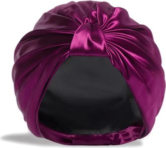Alberta Ferretti knotted logo hat - Purple