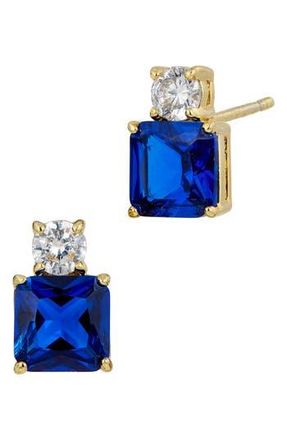 Savvy Cie Jewels Cubic Zirconia Birthstone Stud Earrings in September at Nordstrom Rack