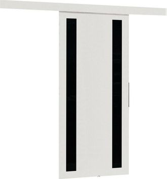 Mirjan24 Mobilier1 - Puerta Corredera Dover 120, Blanco + Negro