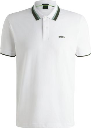 HUGO BOSS Mens Paddy AP Heritage Polo White - Size X-Large