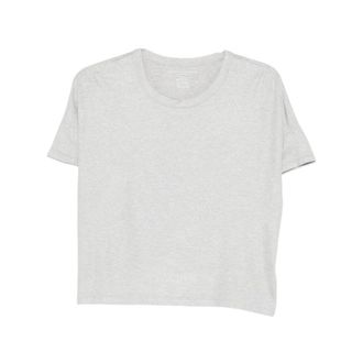 Majestic Filatures Majestic Filatures, T-Shirts, female, Gray, Size: S Crew Neck T-Shirt