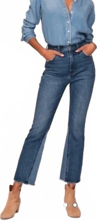 Abercrombie & Fitch Kick Flare Ultra High Rise Jeans In Blue