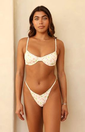 Dippin' Daisy's Swimwear Fiji Thong Bikini Bottom in Underwater Garden at Nordstrom, Size Large