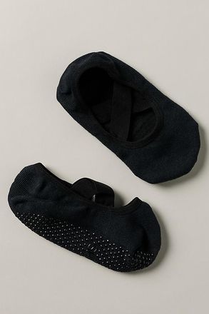Shashi Cross Strap No Show Grip Socks