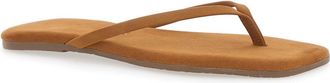 Tkees Womens Sandals Square Toe Lily Suede Beige