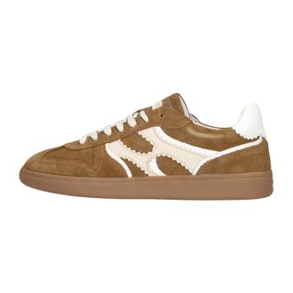 Notre-V Schoenen, Dames, Bruin, 42 EU, Leer, Sia-01 Sneakers